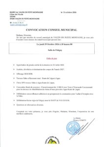 convocationconseil291026